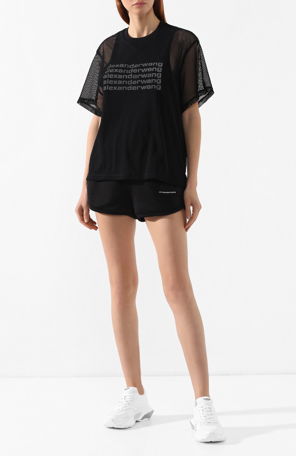 Футболка в сетку ALEXANDER WANG, арт. 1W491195X3, фото 2