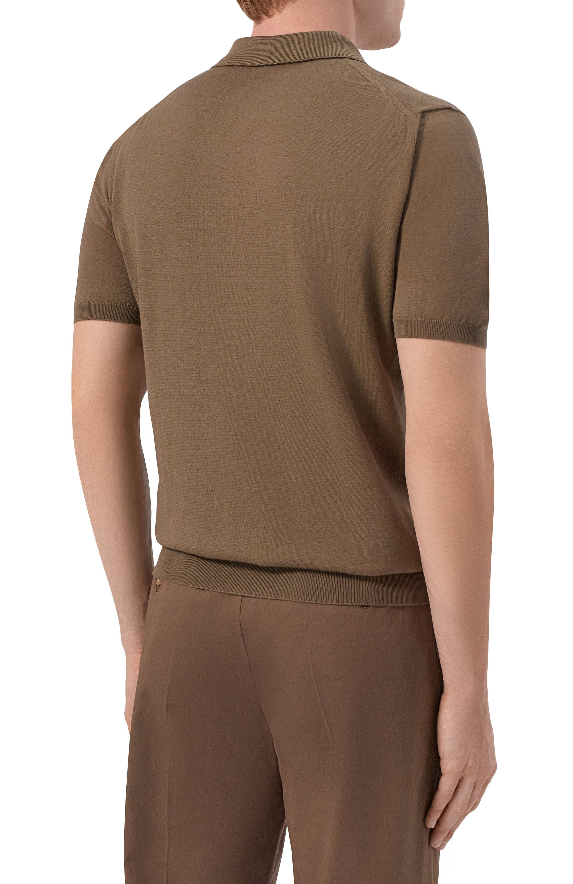 Хлопковое поло KITON, арт. UMKX33Z, фото 4