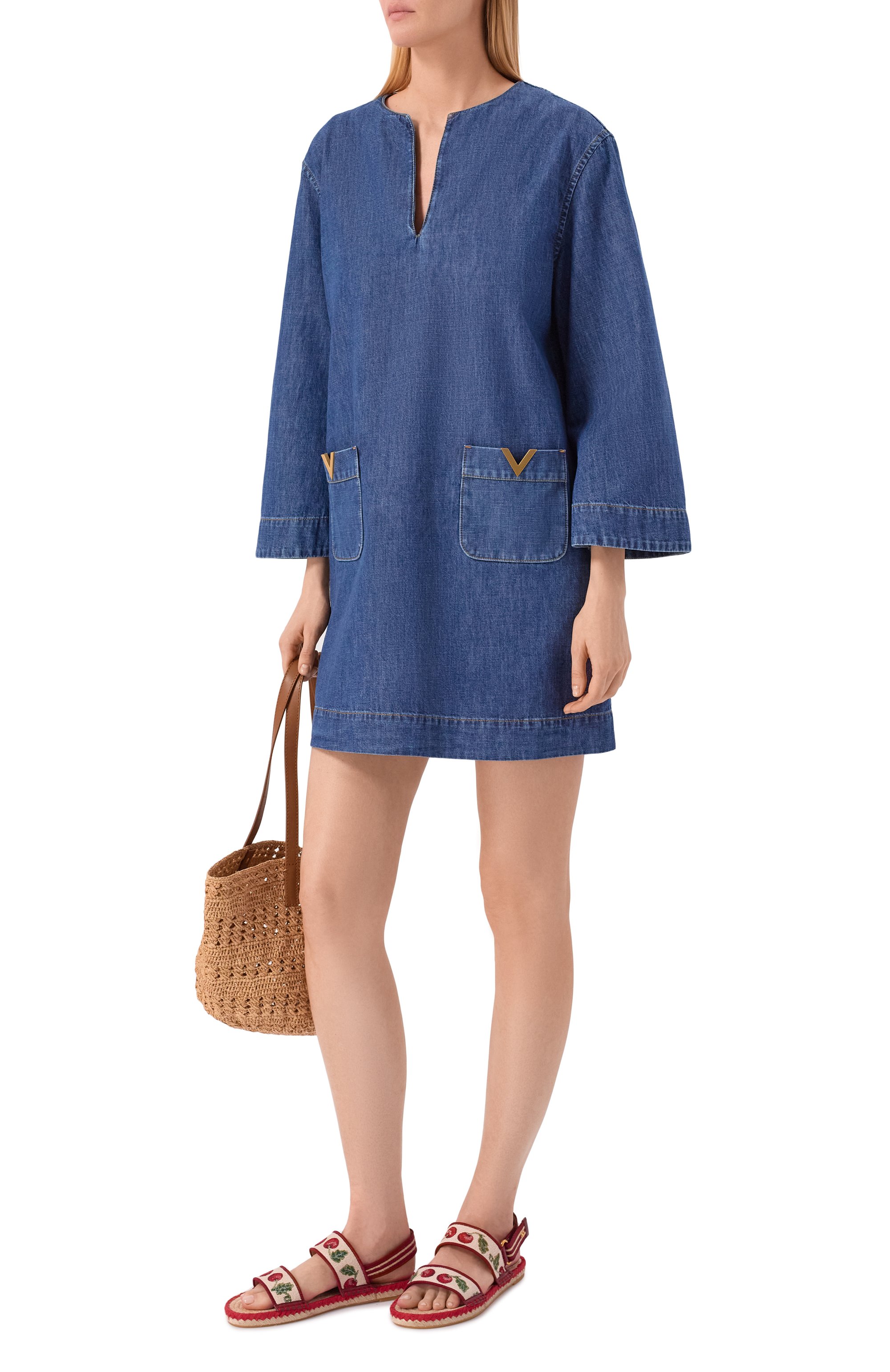 Текстильные сандалии bribri VALENTINO, арт. 8W2S0NV6/NYL, фото 3