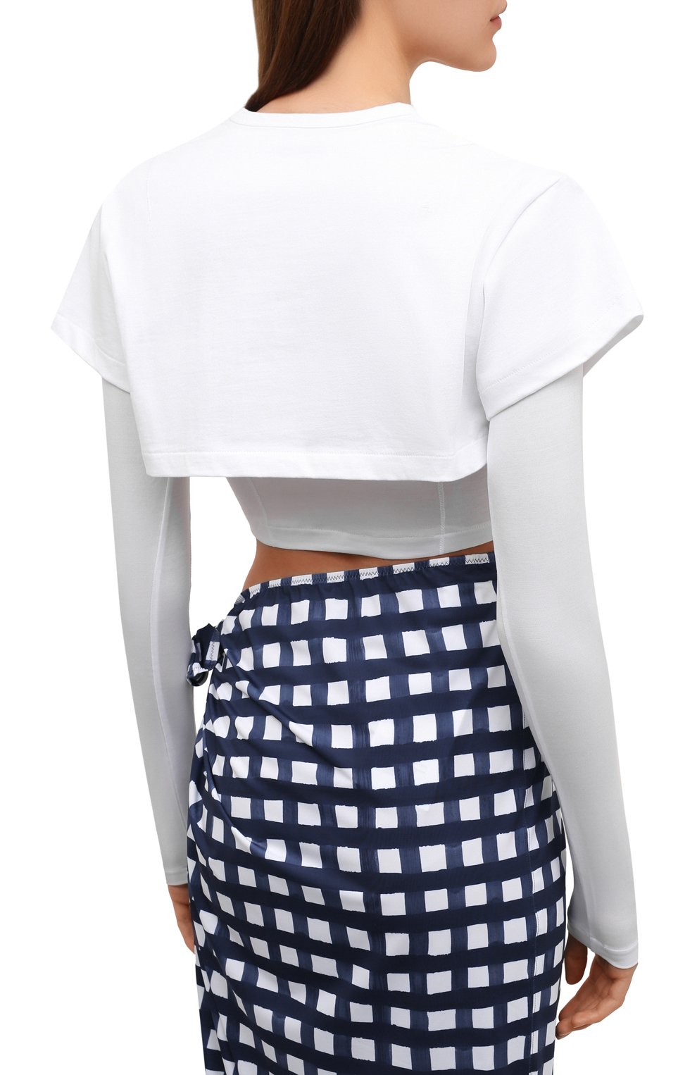Топ JACQUEMUS белого цвета по цене 24950 руб., арт. 213JS100-2450, фото 4 Топ JACQUEMUS, арт. 213JS100-2450, фото 4
