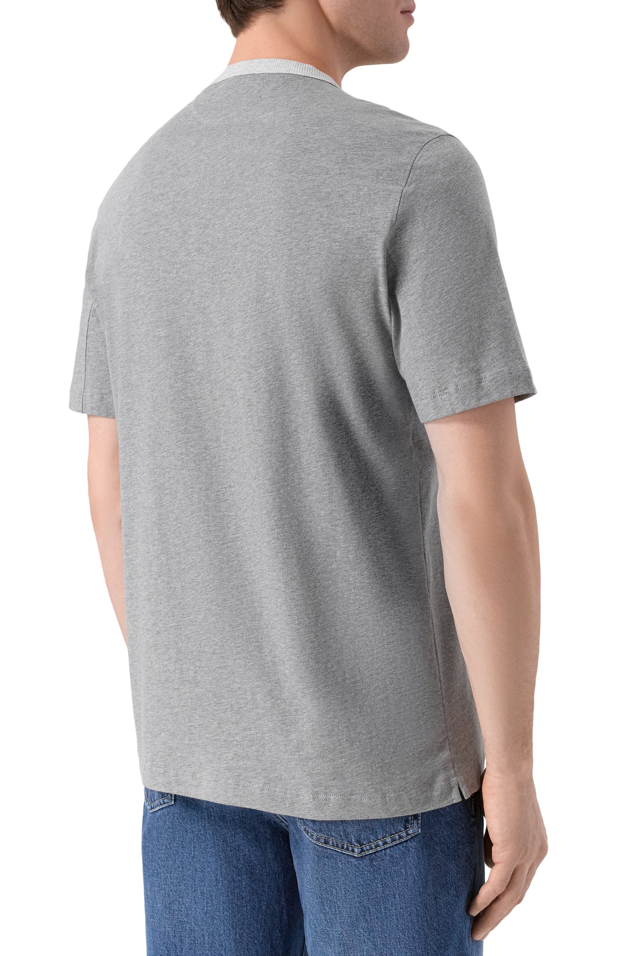 Хлопковая футболка BRUNELLO CUCINELLI, арт. M0B131001G, фото 4