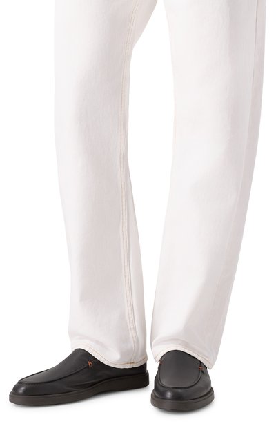 Кожаные лоферы detroit SANTONI, арт. MGDG17824SM0SWLM, фото 3