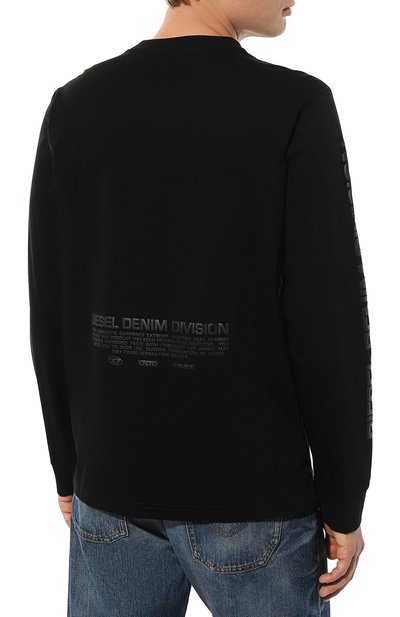 Хлопковый лонгслив DIESEL, арт. A11281/0QANW, фото 4