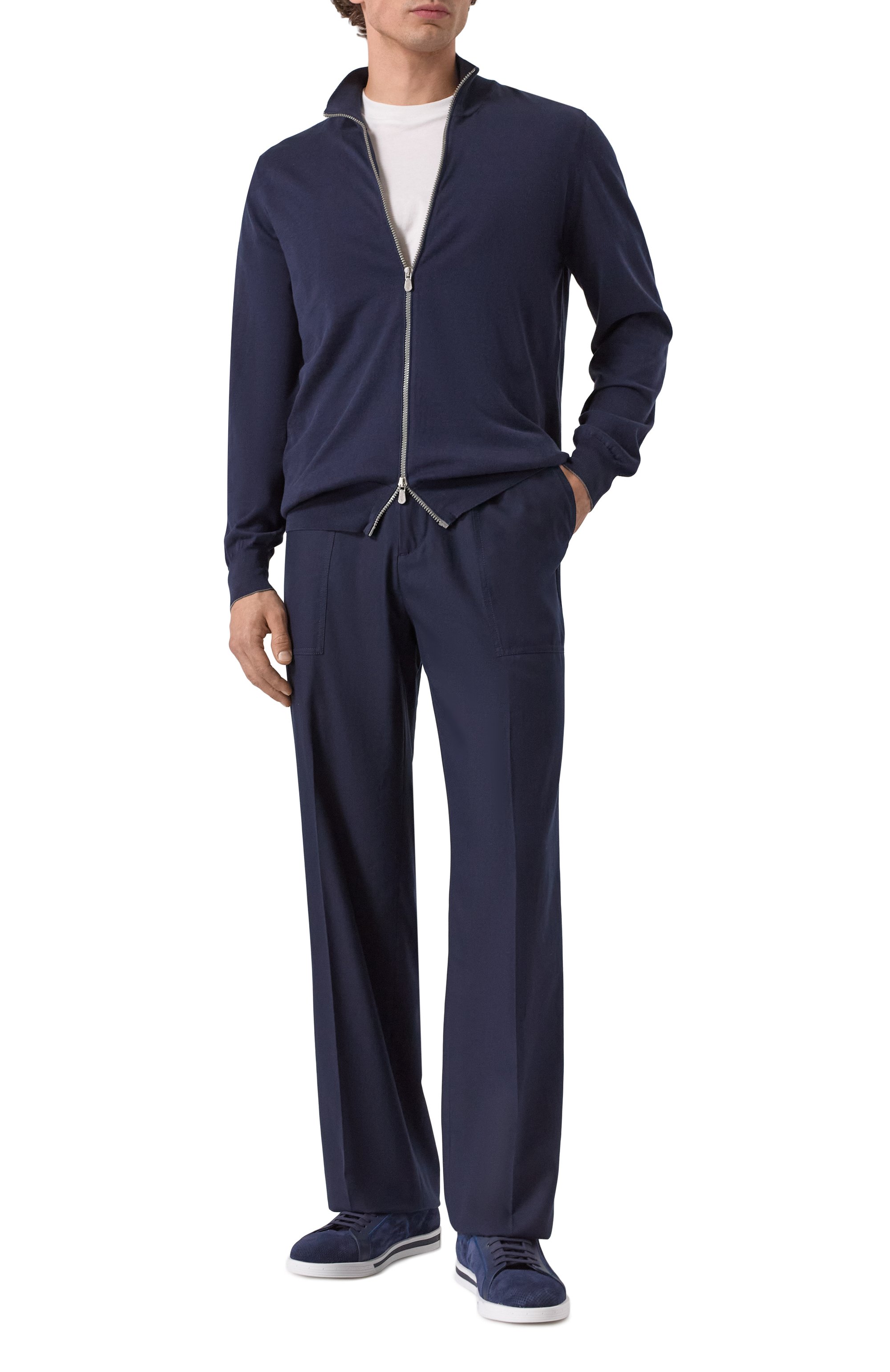 Брюки из хлопка и шелка MVST, арт. 25E/X1P/0/B041/0207, фото 2