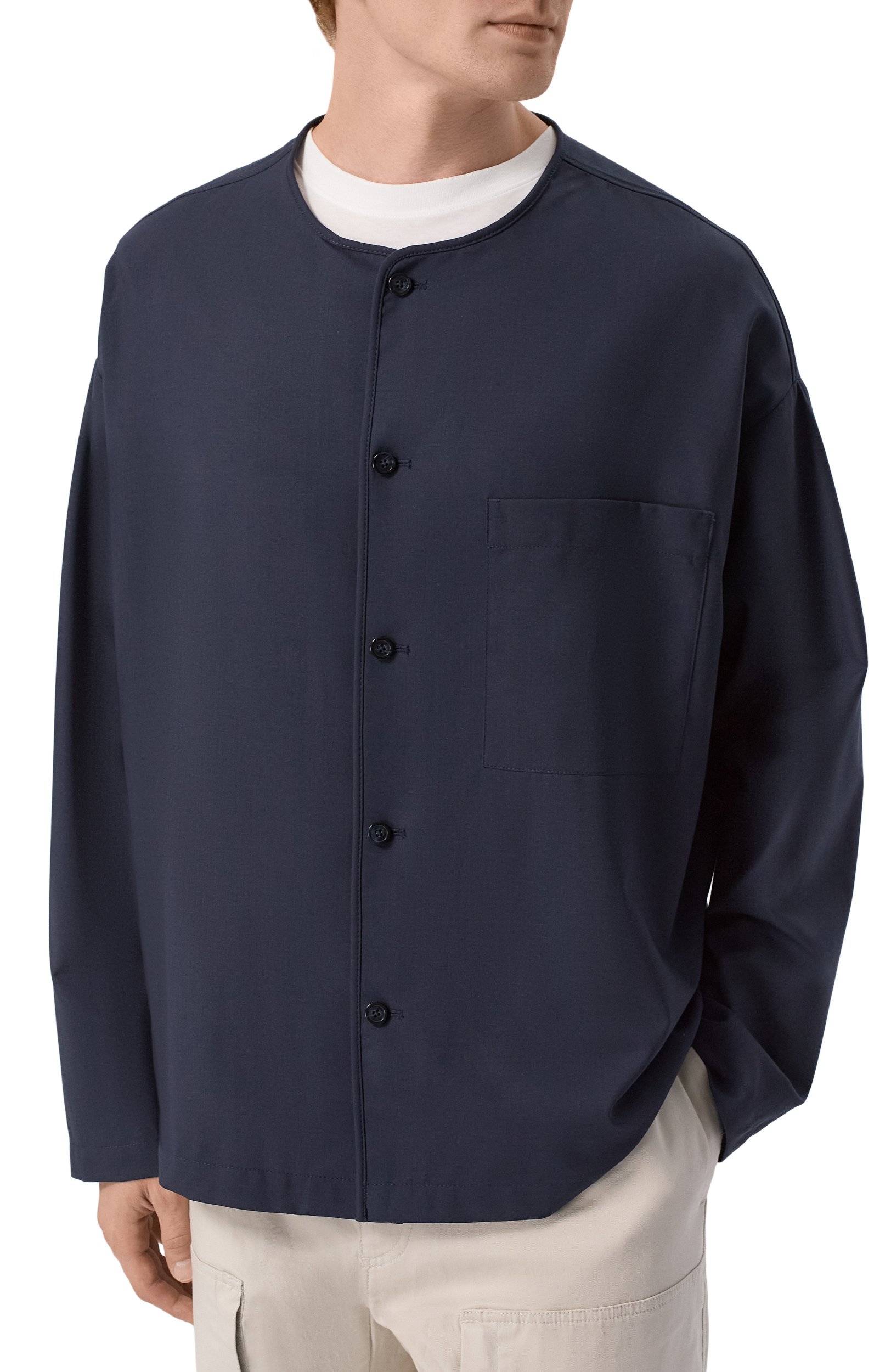 Шерстяная рубашка EMPORIO ARMANI, арт. EM006093/TE22611, фото 3
