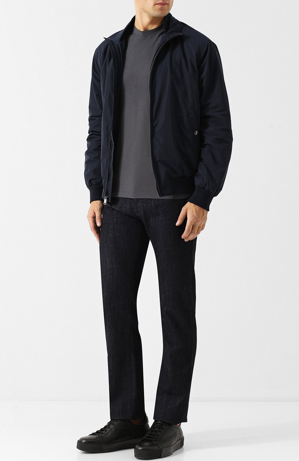 Однотонная футболка из вискозы GIORGIO ARMANI, арт. 8NST52/SJP4Z, фото 2