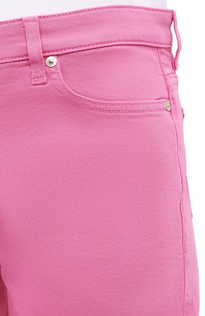 Джинсовые шорты 7 FOR ALL MANKIND розового цвета по цене 12850 руб., арт. JSWUA850WI, фото 5 Джинсовые шорты 7 FOR ALL MANKIND, арт. JSWUA850WI, фото 5