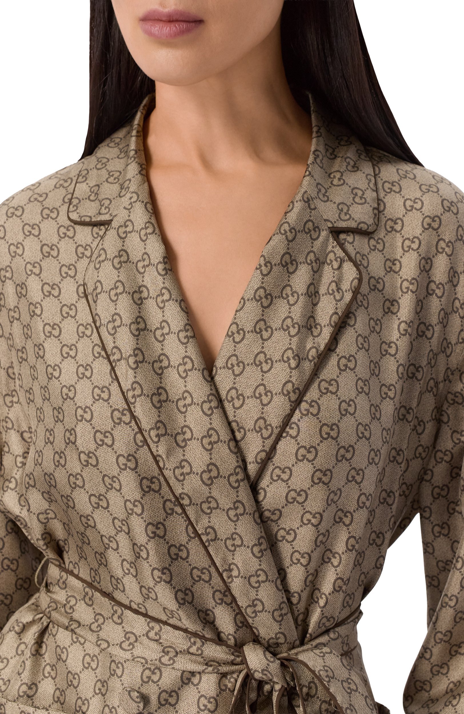 Шелковая блузка GUCCI, арт. 864562/ZAUUN, фото 5