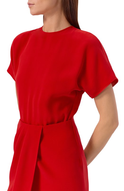 Шелковое платье Giorgio Armani GW002820/TE20007 Красный  GW002820/TE20007 Фото 4