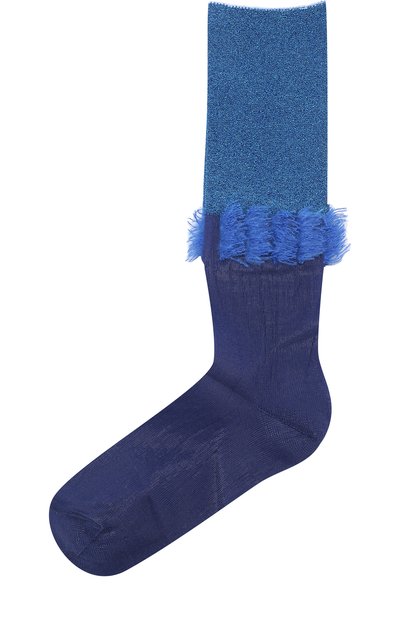 Высокие вязаные носки с контрастной бахромой ANTIPAST, арт. AS-177, фото 1
