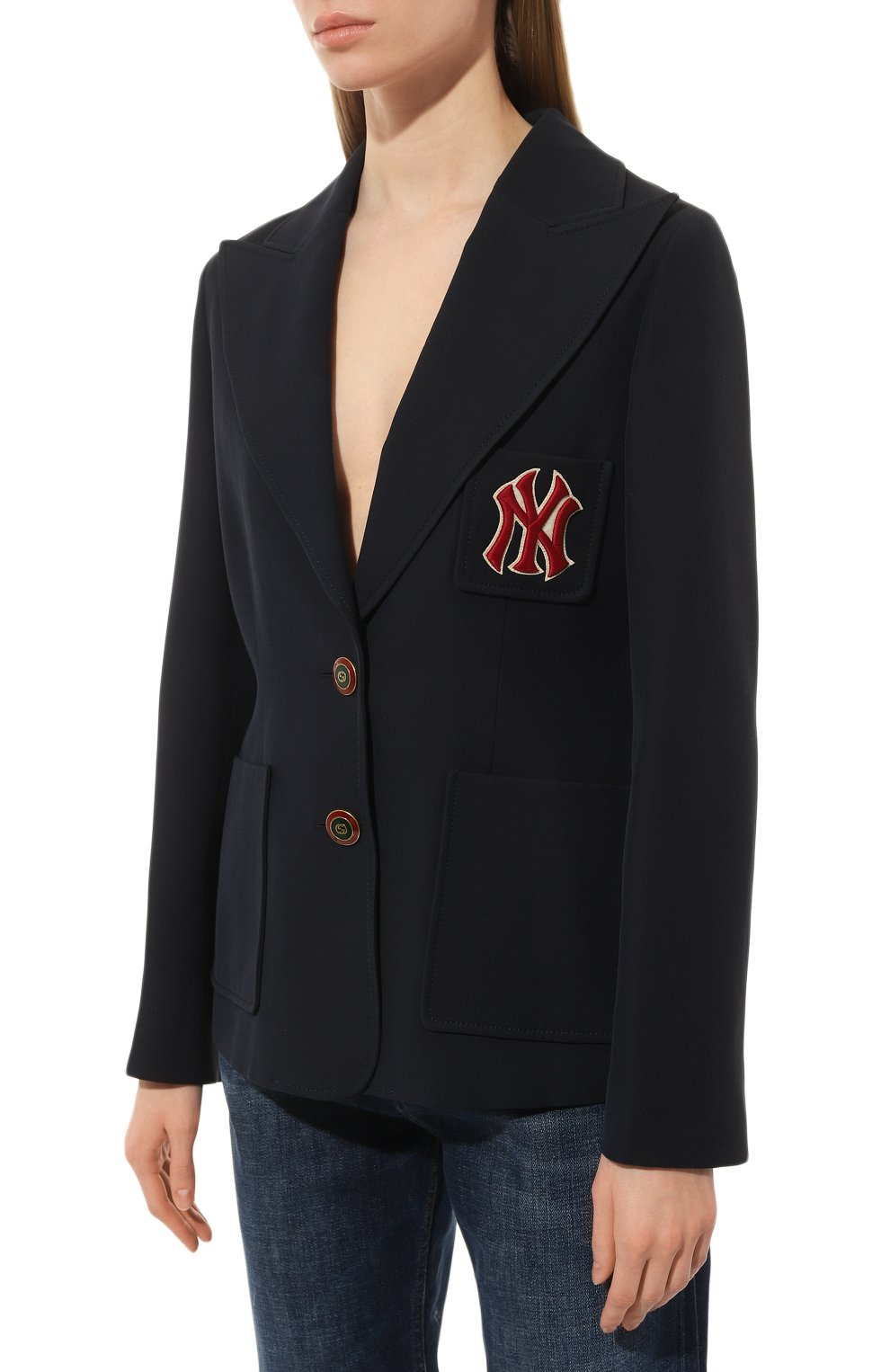 Жакет из шерсти и шелка GUCCI, арт. 542267 ZLE79, фото 3