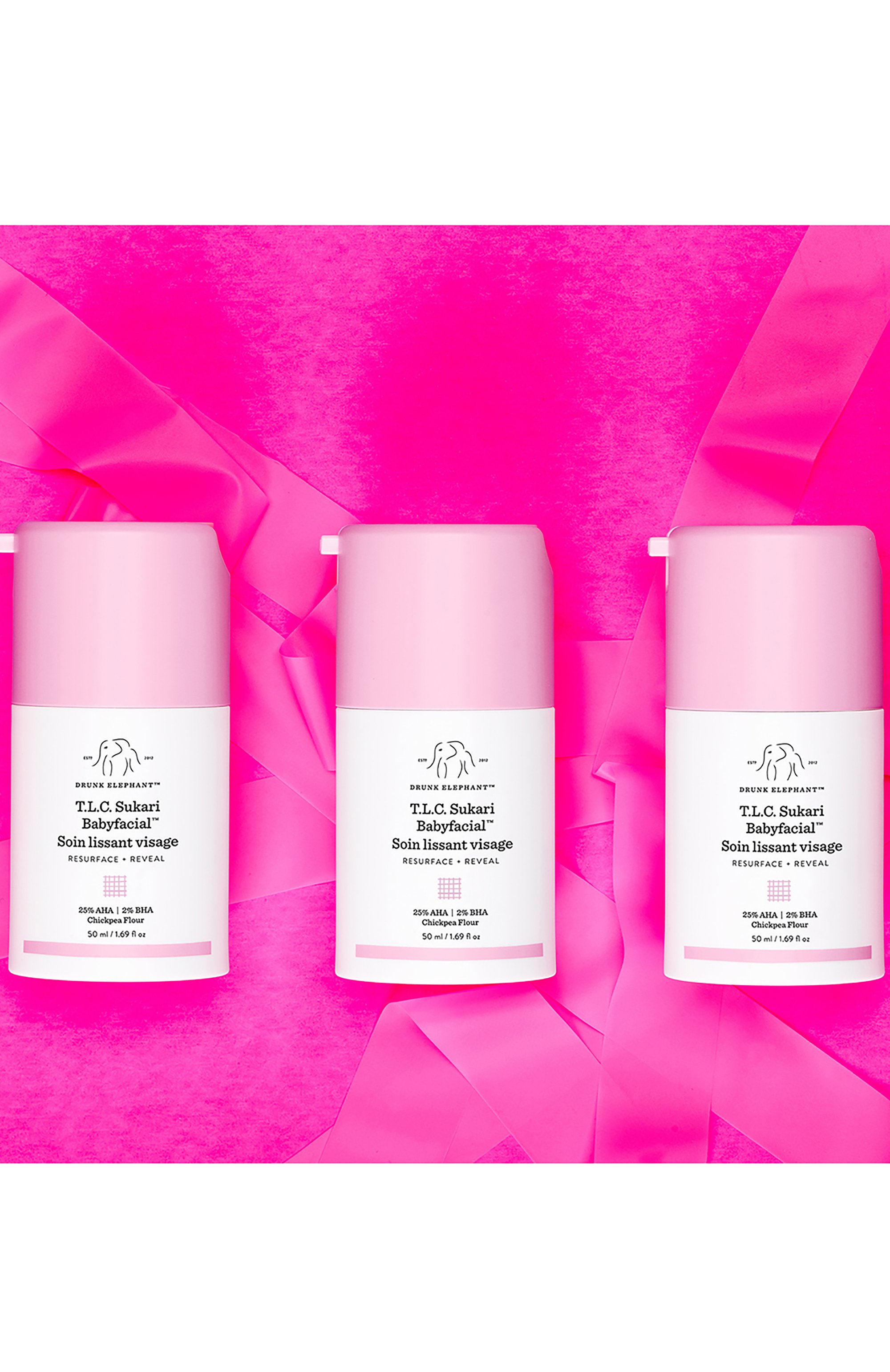 Маска t.l.c. sukari babyfacial (50+3ml) DRUNK ELEPHANT бесцветного цвета по цене 8700 руб., арт. 42800054DE, фото 6 Маска t.l.c. sukari babyfacial (50+3ml) DRUNK ELEPHANT, арт. 42800054DE, фото 6