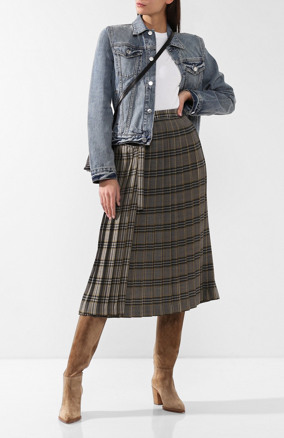 Замшевые сапоги daenerys 70 GIANVITO ROSSI, арт. G80654.70CU0.C45CAML, фото 2