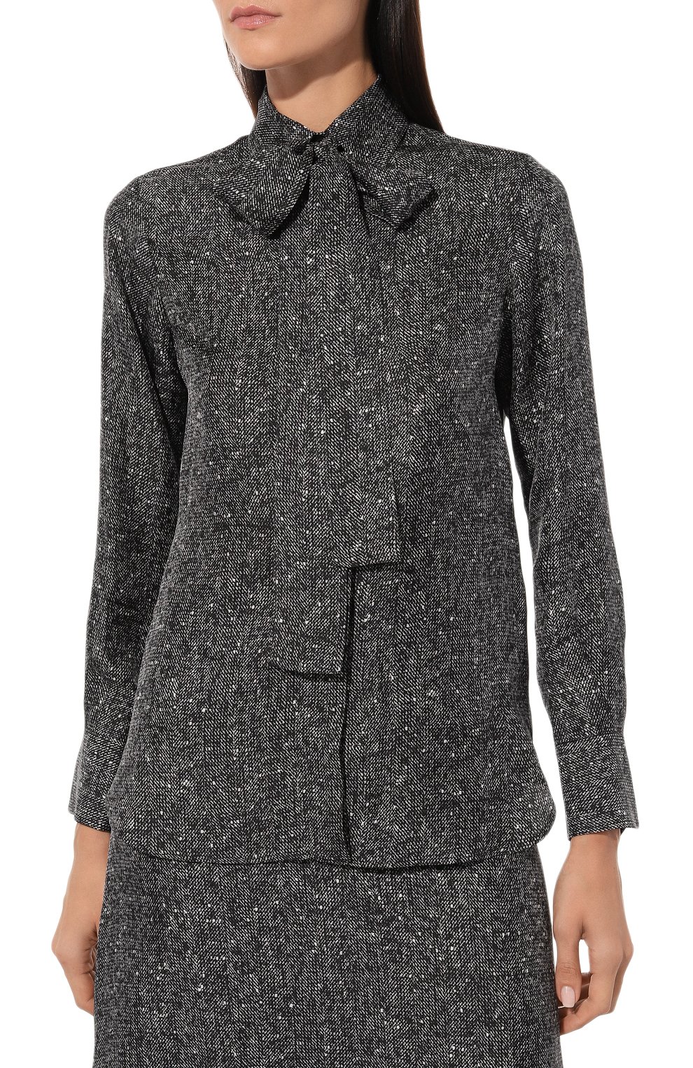 Шелковая блузка KITON, арт. D48407K0531E04, фото 3