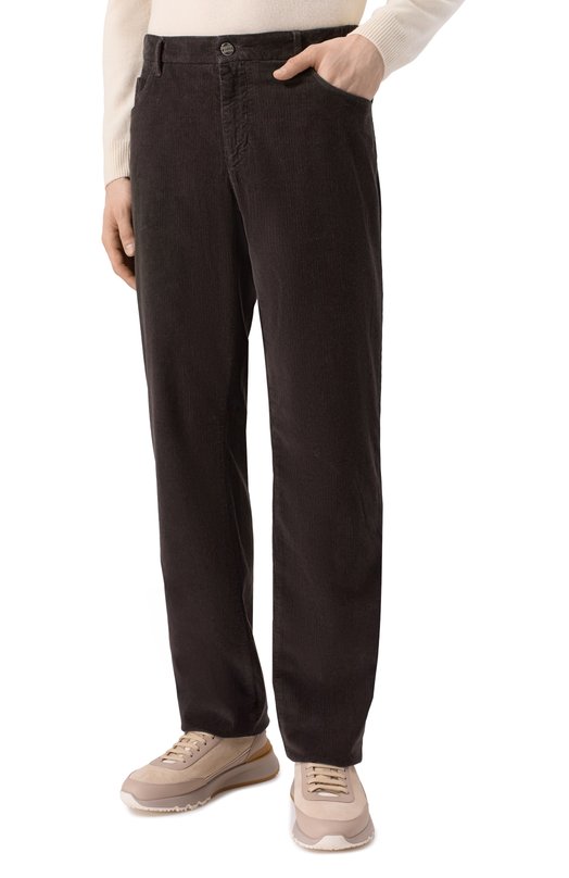 Вельветовые брюки Zilli J5T101M0193VZL002 Коричневый  J5T101M0193VZL002 Фото 3