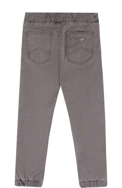 Джинсы с эластичным поясом и манжетами ARMANI JUNIOR, арт. 6YHJ12/4DEDZ, фото 2