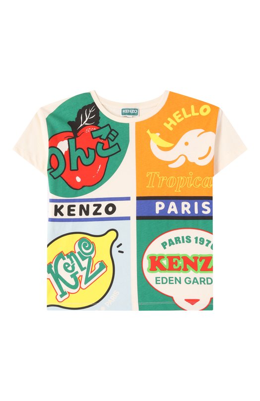Хлопковая футболка Kenzo