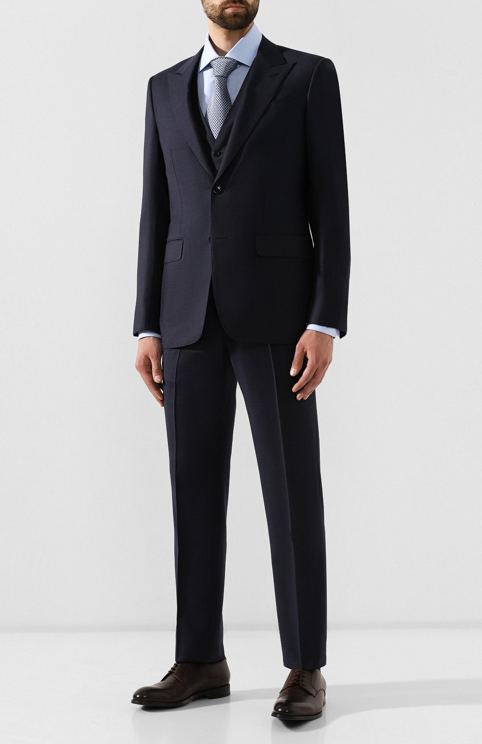 Хлопковая сорочка ZEGNA, арт. 601030/9MS0BR, фото 2