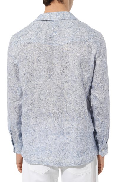 Льняная рубашка BRUNELLO CUCINELLI, арт. MM6550667, фото 4