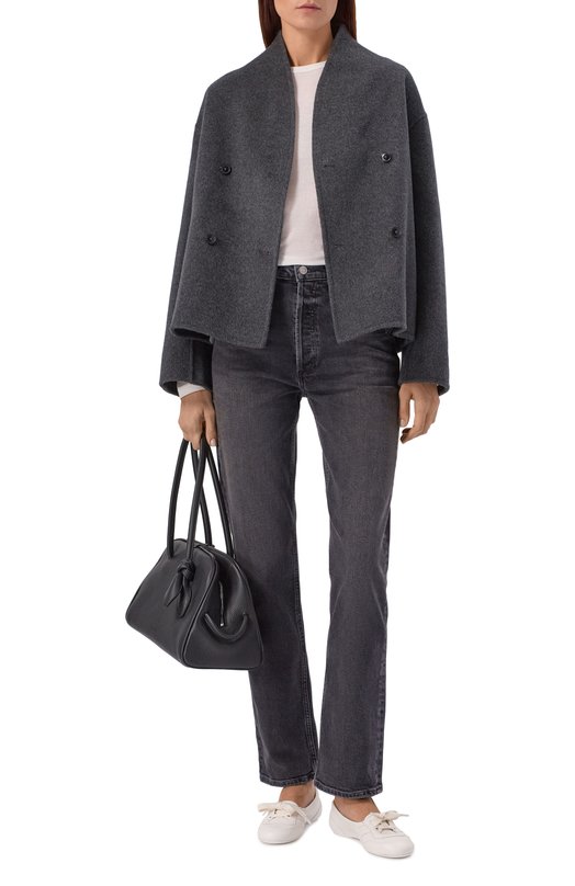 Кожаные балетки Vault Gianvito Rossi G25321.05G0M.NXFBIAN Белый  G25321.05G0M.NXFBIAN Фото 3