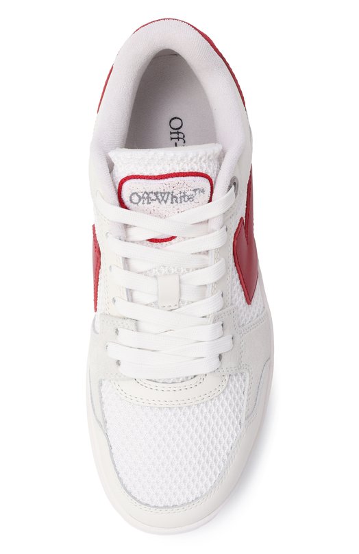Комбинированные кеды Out Of Office Off-White 0WIA276F25LEA0010129 Белый  0WIA276F25LEA0010129 Фото 6
