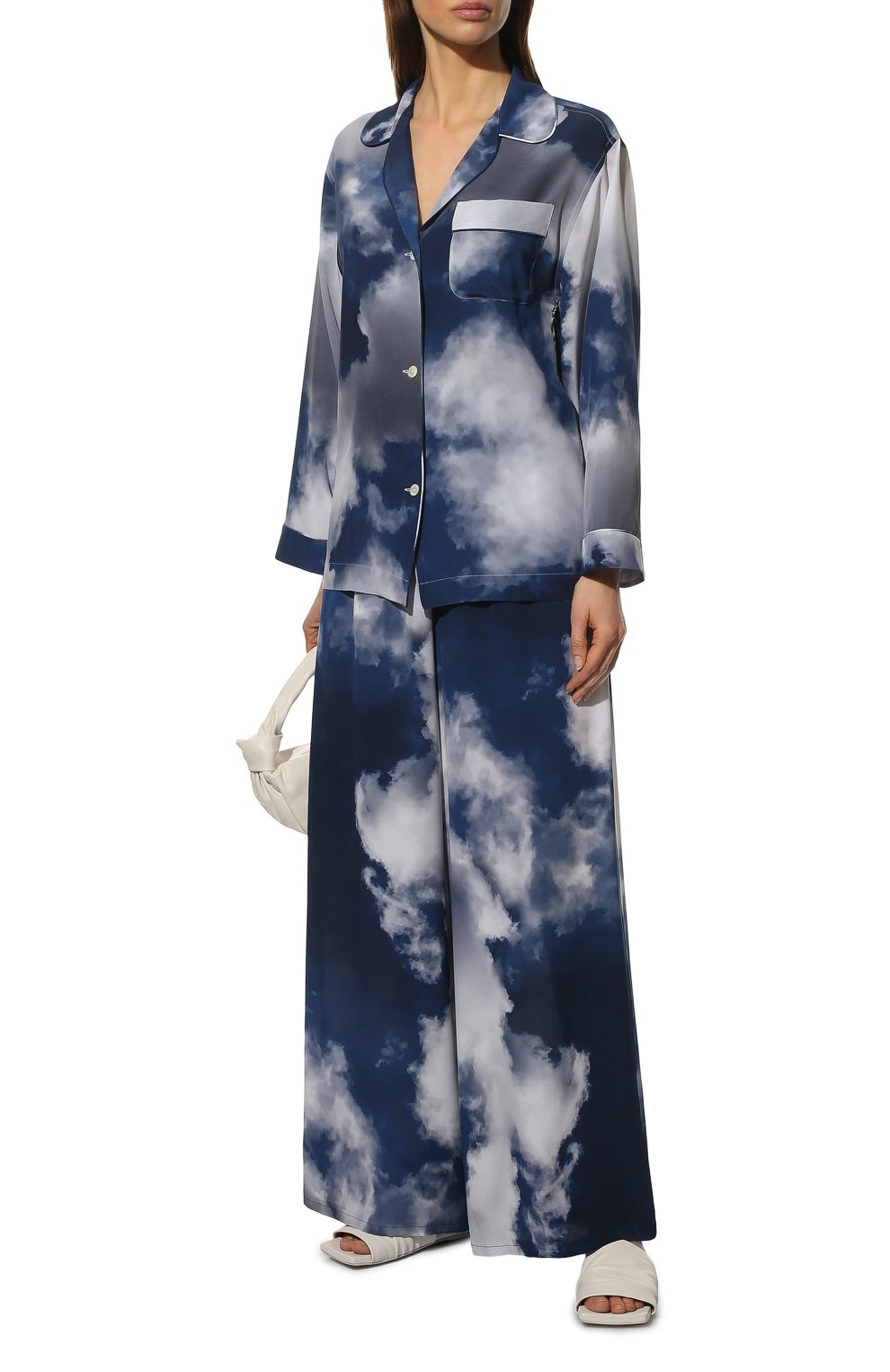 Шелковые брюки ALEXANDER MCQUEEN, арт. 700838/QDAEU, фото 2