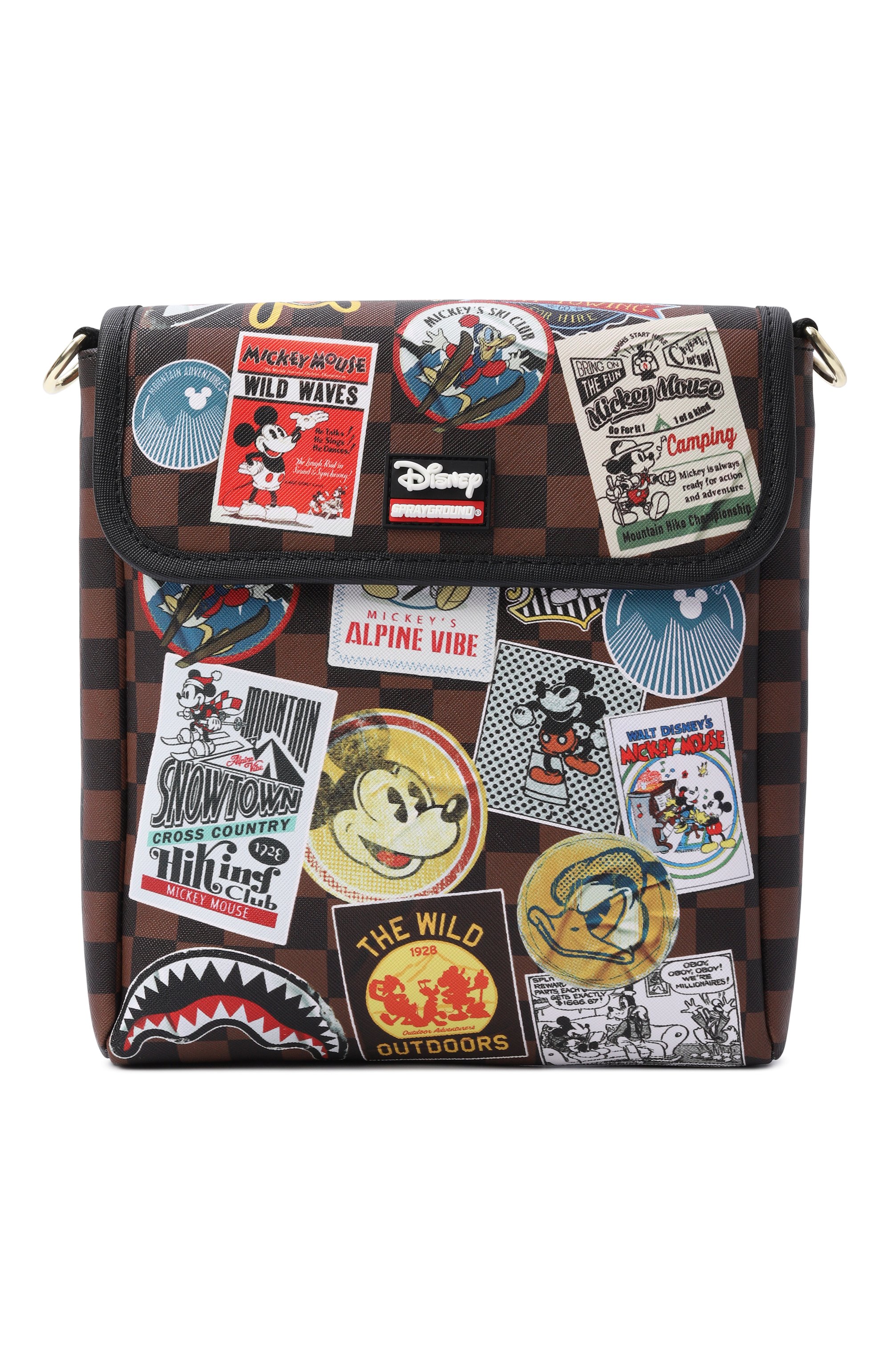 Сумка mickey mouse global mogul SPRAYGROUND, арт. 910B8937NSZ/MICKEY M0USE GL0BAL M0GUL MESSENGER SL, фото 1