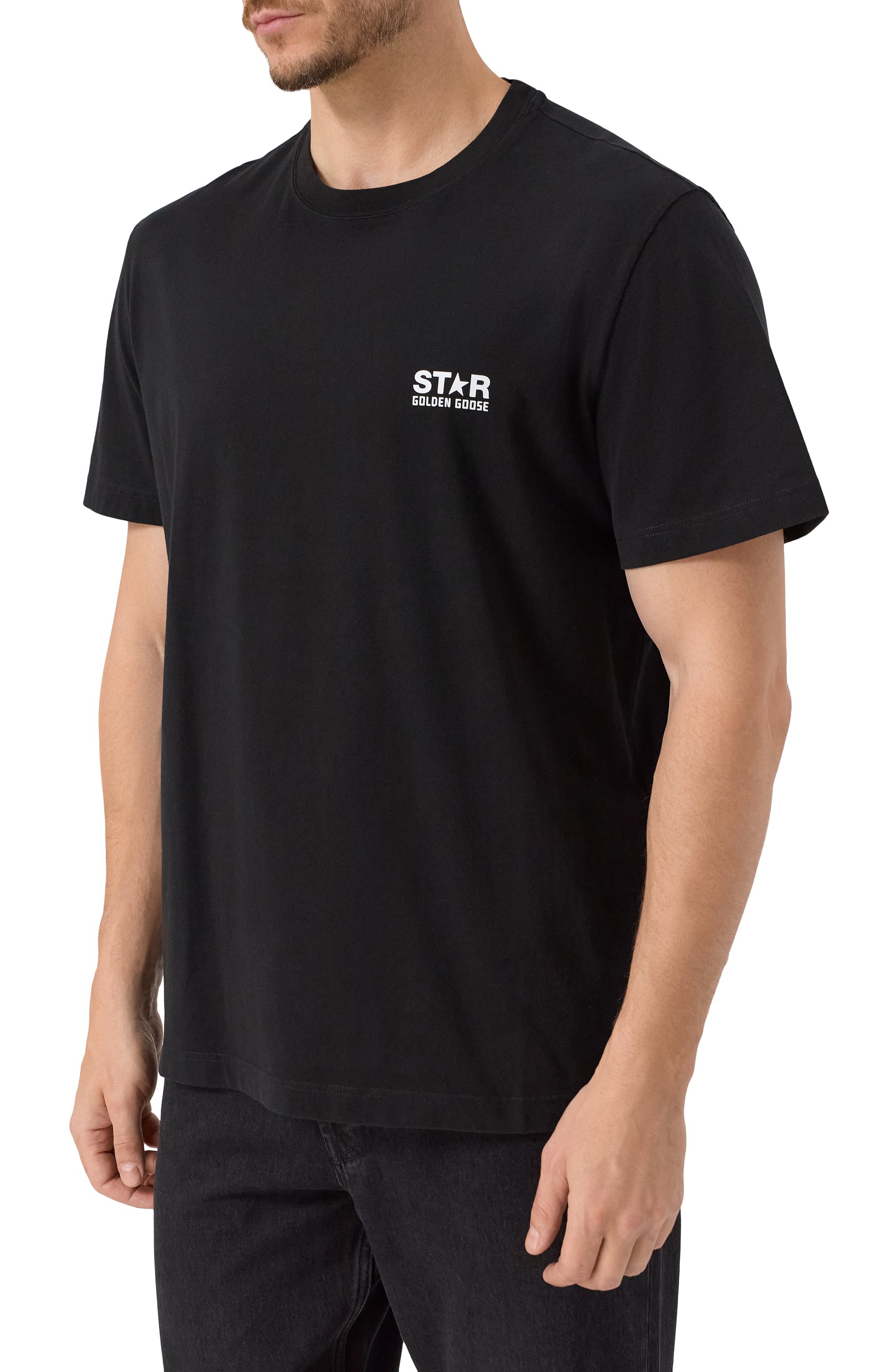Хлопковая футболка GOLDEN GOOSE DELUXE BRAND, арт. GMP01220.P000879, фото 3