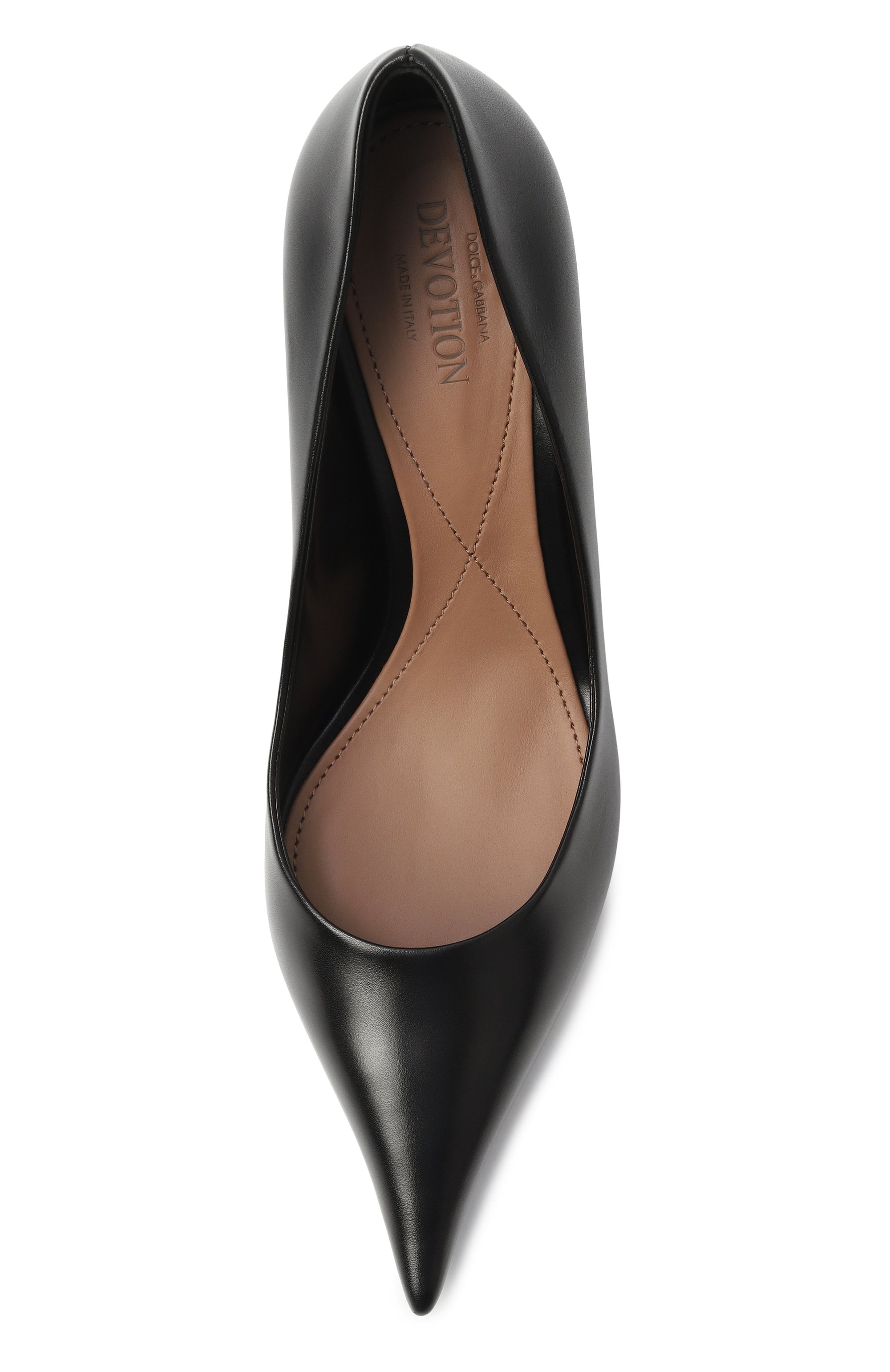 Кожаные туфли devotion 80 DOLCE & GABBANA, арт. CD1893/AP412, фото 6