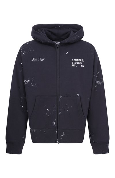 Мужской хлопковая толстовка DOMREBEL, арт. M STAFF/ZIP H00DIE