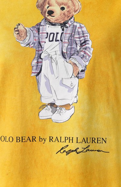 Хлопковая футболка POLO RALPH LAUREN, арт. 211750405/003, фото 5