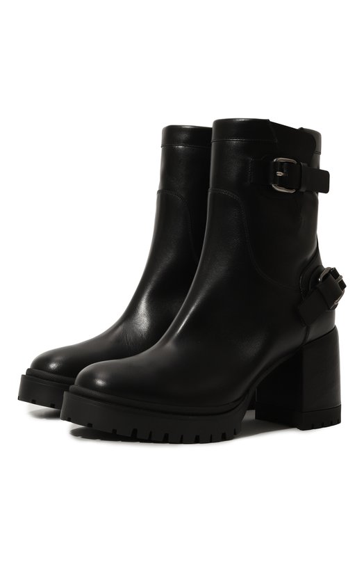 фото Кожаные ботильоны nancy 70 casadei