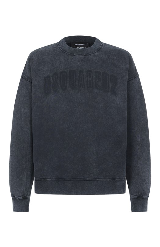 Хлопковый свитшот Dsquared2 S74GU0885/S25030 Серый S74GU0885/S25030