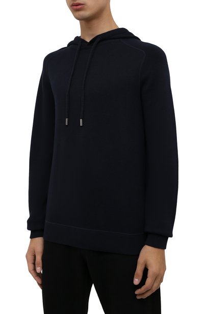 Худи из хлопка и шерсти BOSS, арт. 50457715, фото 3