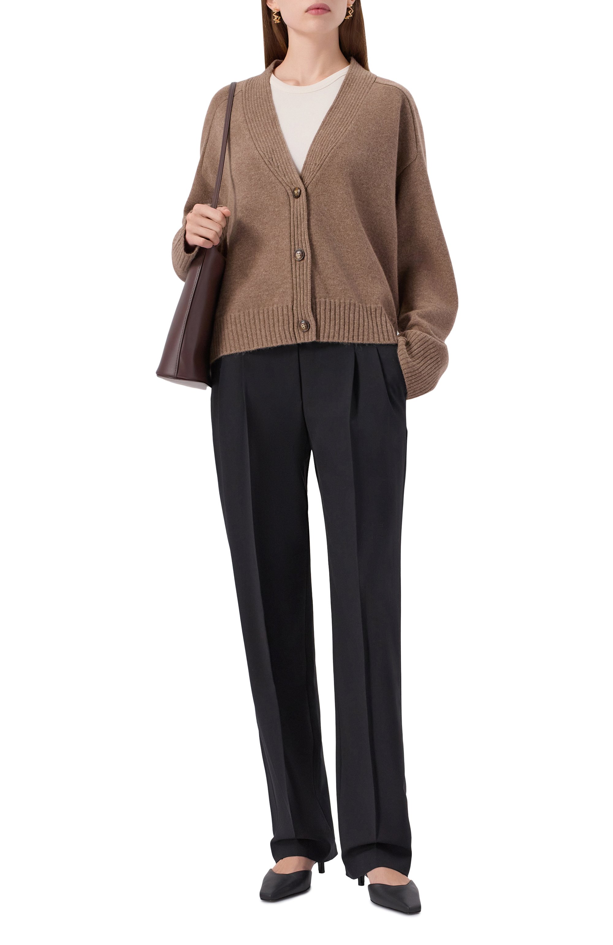 Шерстяные брюки LOULOU DE SAISON, арт. NIR0, фото 2