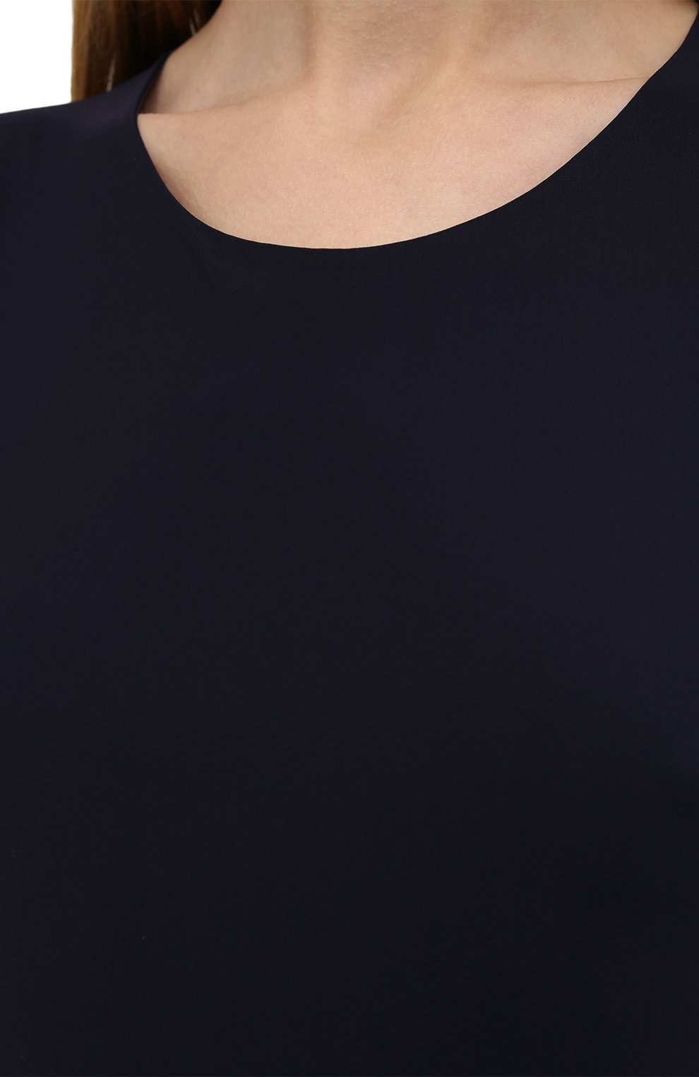 Топ JIL SANDER темно-синего цвета по цене 26350 руб., арт. JSWQ705036-WQ477108, фото 5 Топ JIL SANDER, арт. JSWQ705036-WQ477108, фото 5