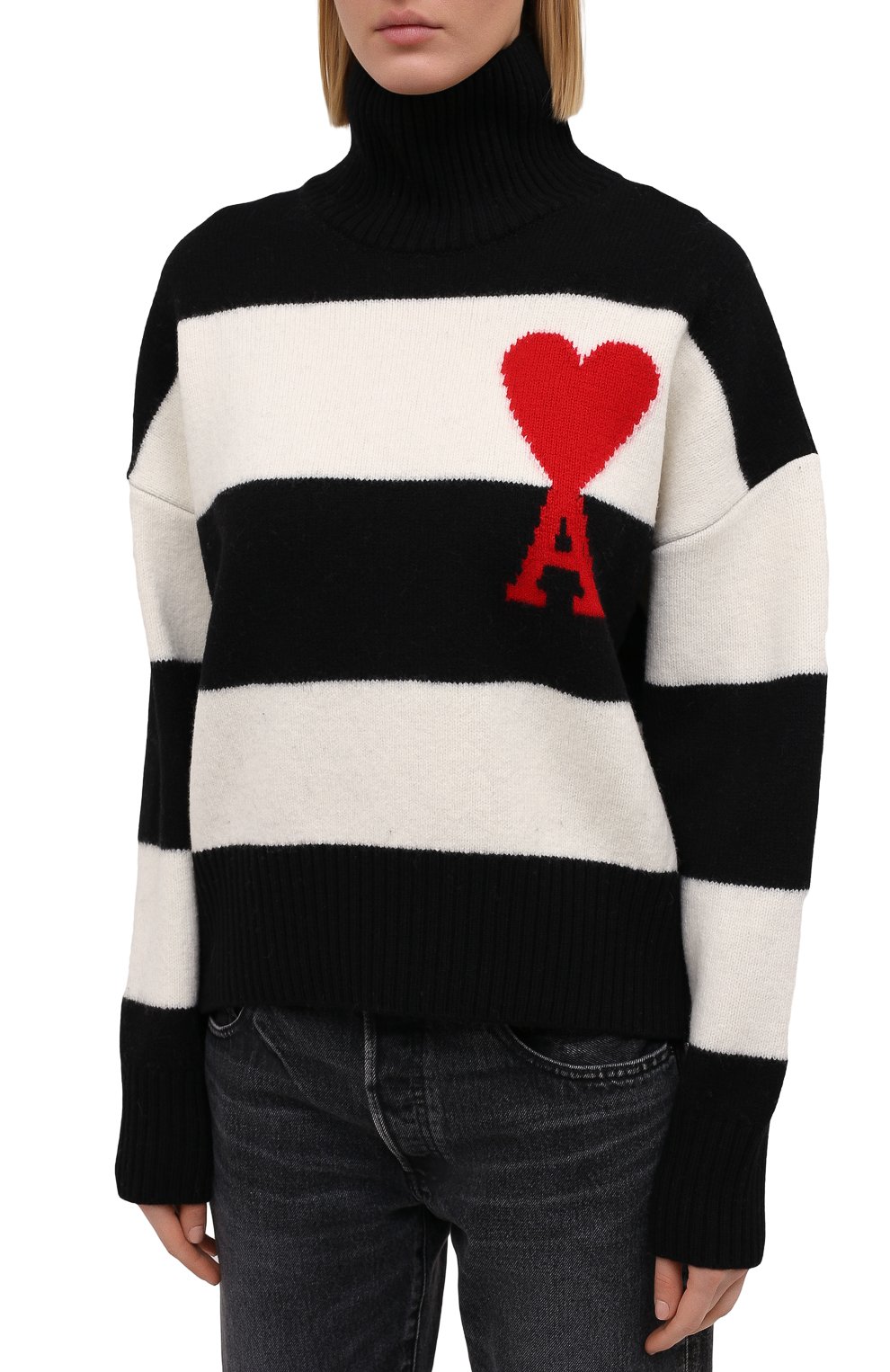 Шерстяной свитер AMI, арт. H20FK223.018, фото 3