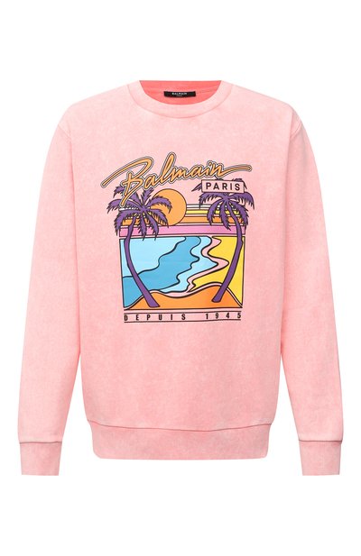 Хлопковый свитшот BALMAIN, арт. VH1JS001/G023, фото 1