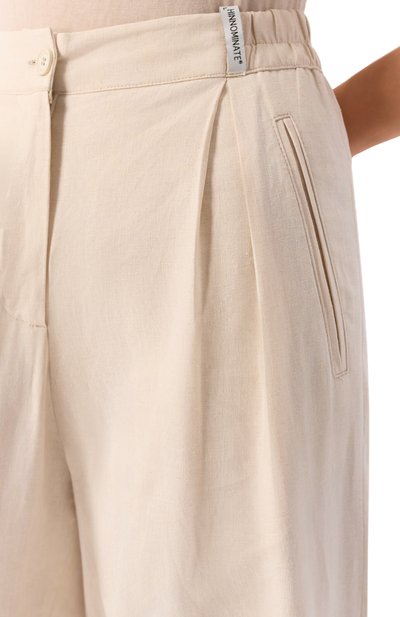 Брюки изо льна и вискозы HINNOMINATE, арт. HMABW01854, фото 5