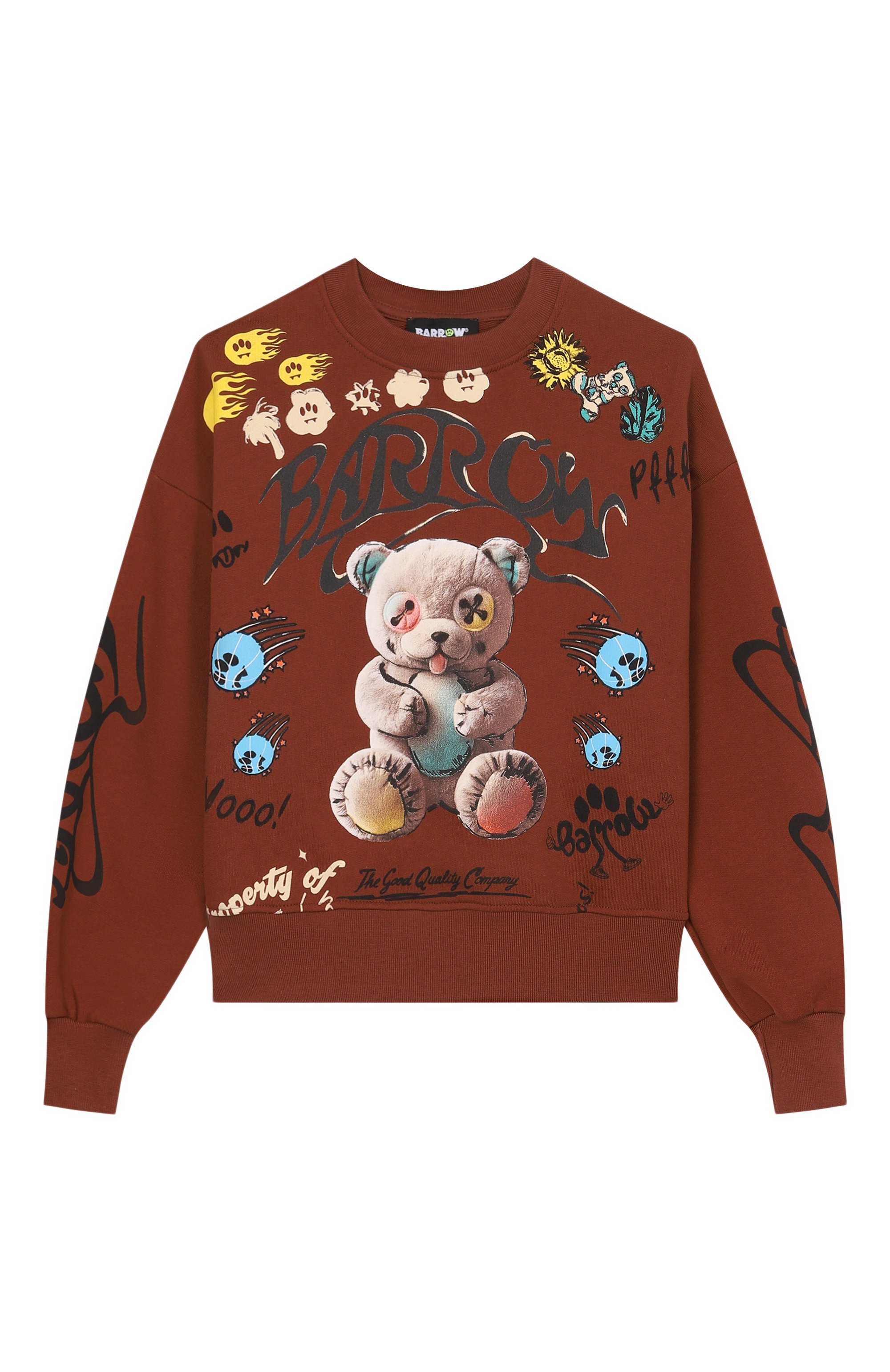 Хлопковый свитшот BARROW, арт. S6BKJUSW078, фото 1