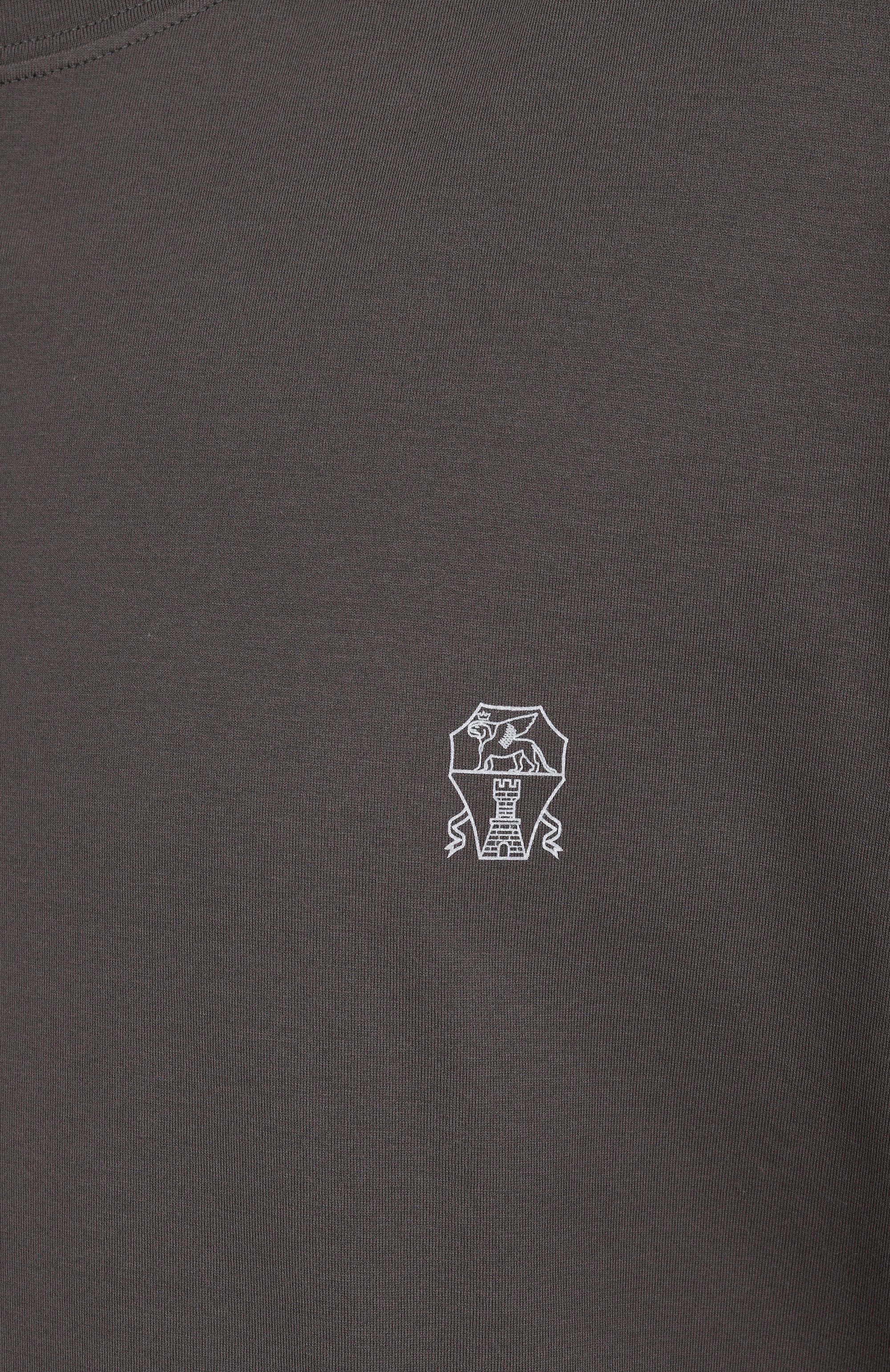 Хлопковая футболка BRUNELLO CUCINELLI, арт. M0B138440W, фото 6