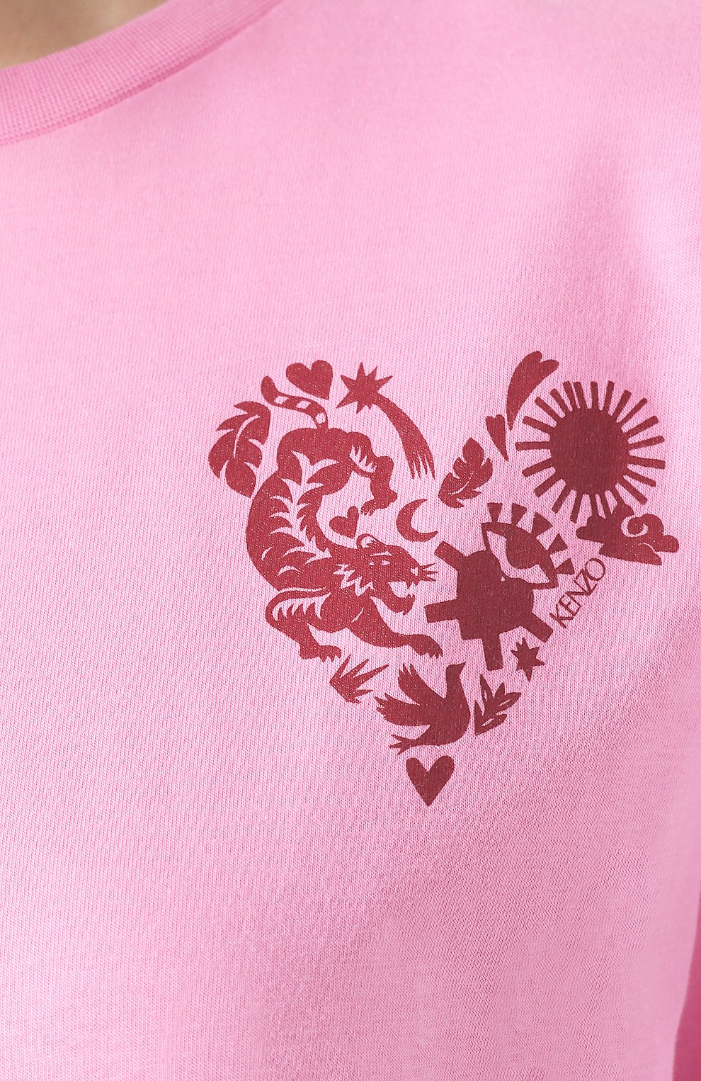 Хлопковая футболка KENZO, арт. FA52TS9624W8, фото 5