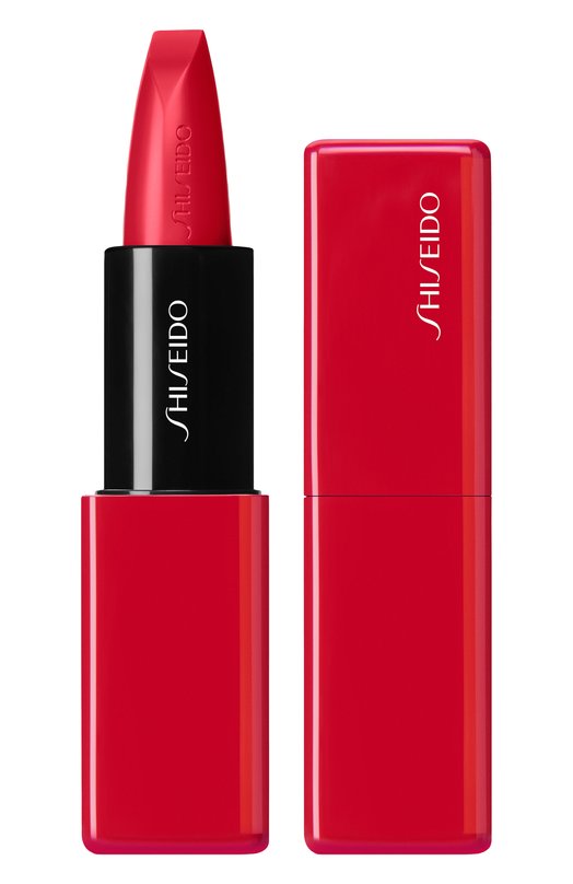 фото Помада для губ technosatin gel, оттенок 416 red shift (3,3g) shiseido
