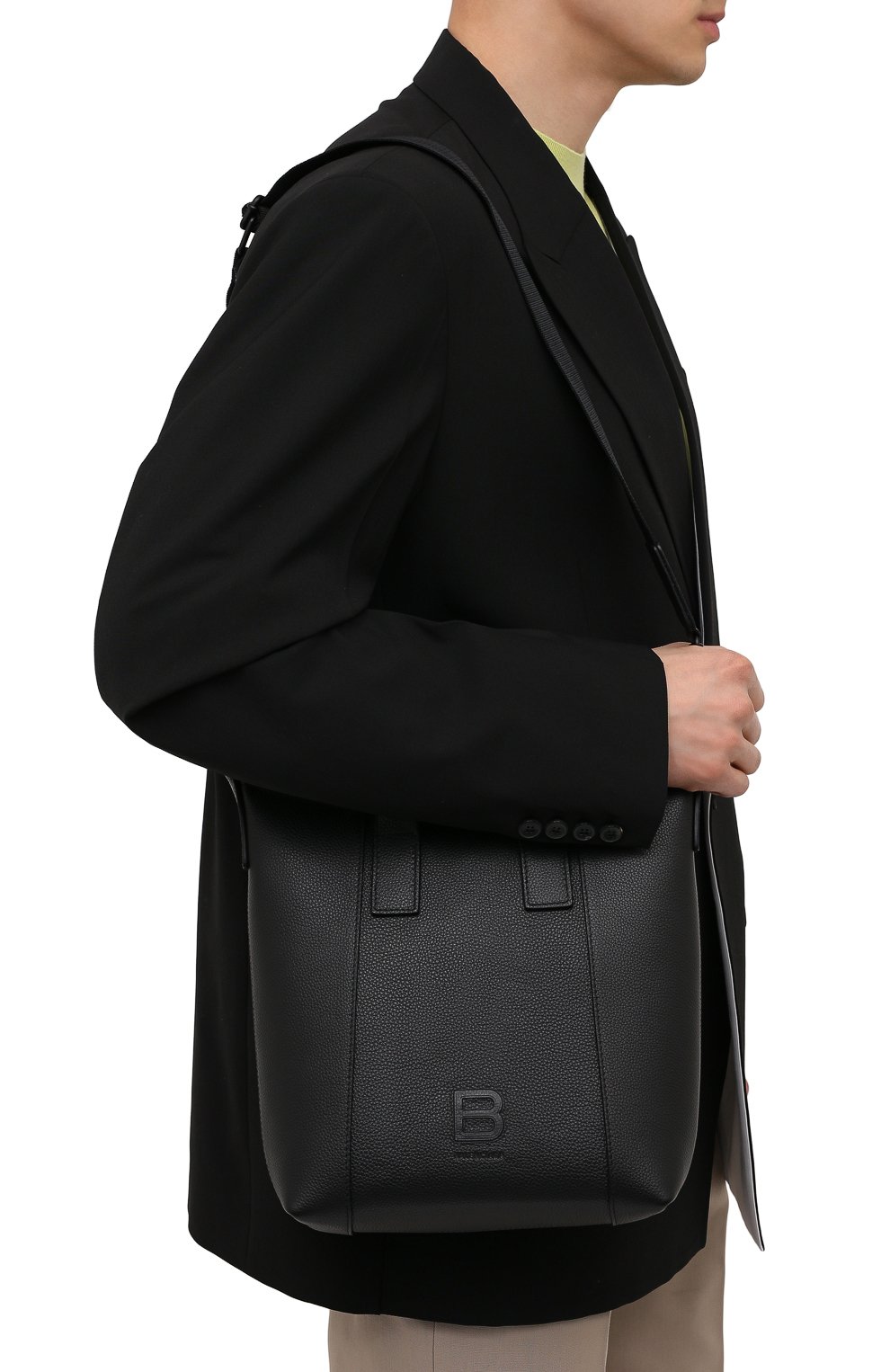 Кожаная сумка-тоут hourglass BALENCIAGA, арт. 644718/15Y37, фото 5