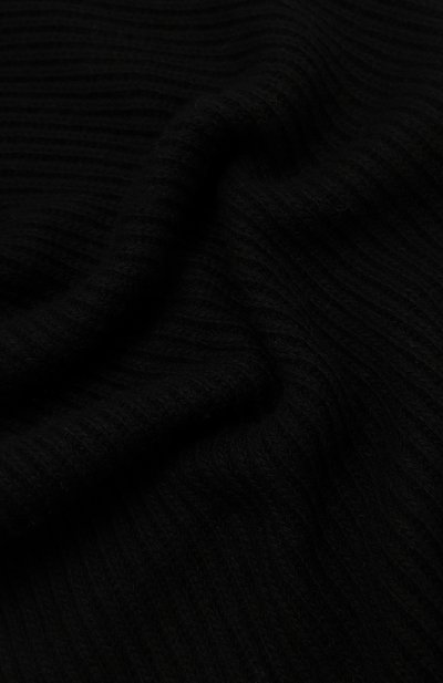 Шарф из шерсти и вискозы MOSCHINO черного цвета по цене 11550 руб., арт. 50184/M5541, фото 4 Шарф из шерсти и вискозы MOSCHINO, арт. 50184/M5541, фото 4