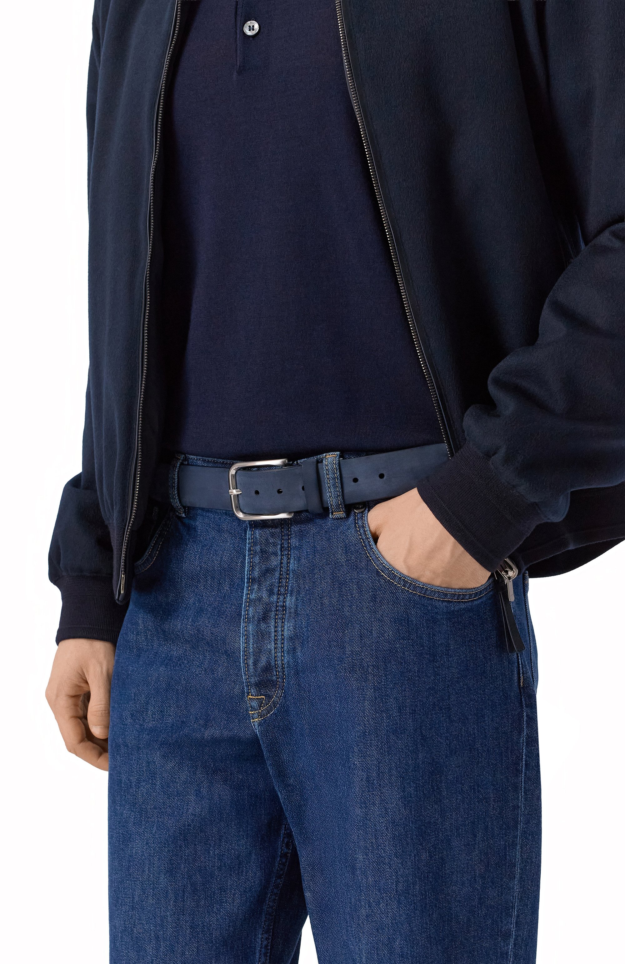 Ремень из нубука MVST, арт. 67U.0008/NUBUCK/LEATHER, фото 2