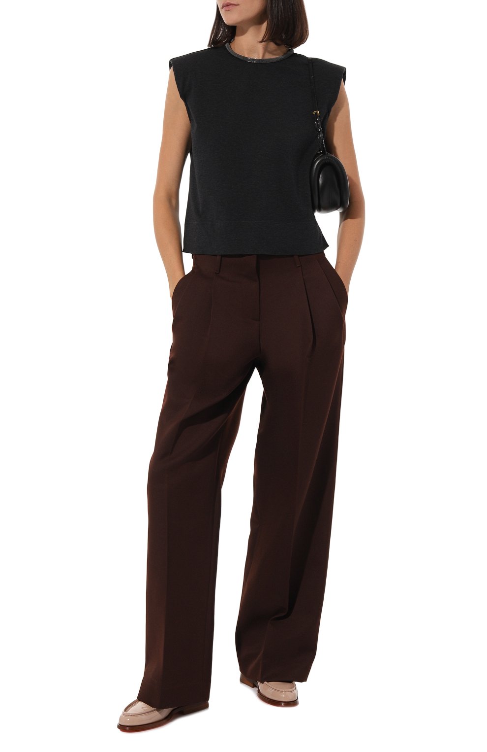 Хлопковый топ BRUNELLO CUCINELLI, арт. M0T18B1210, фото 2