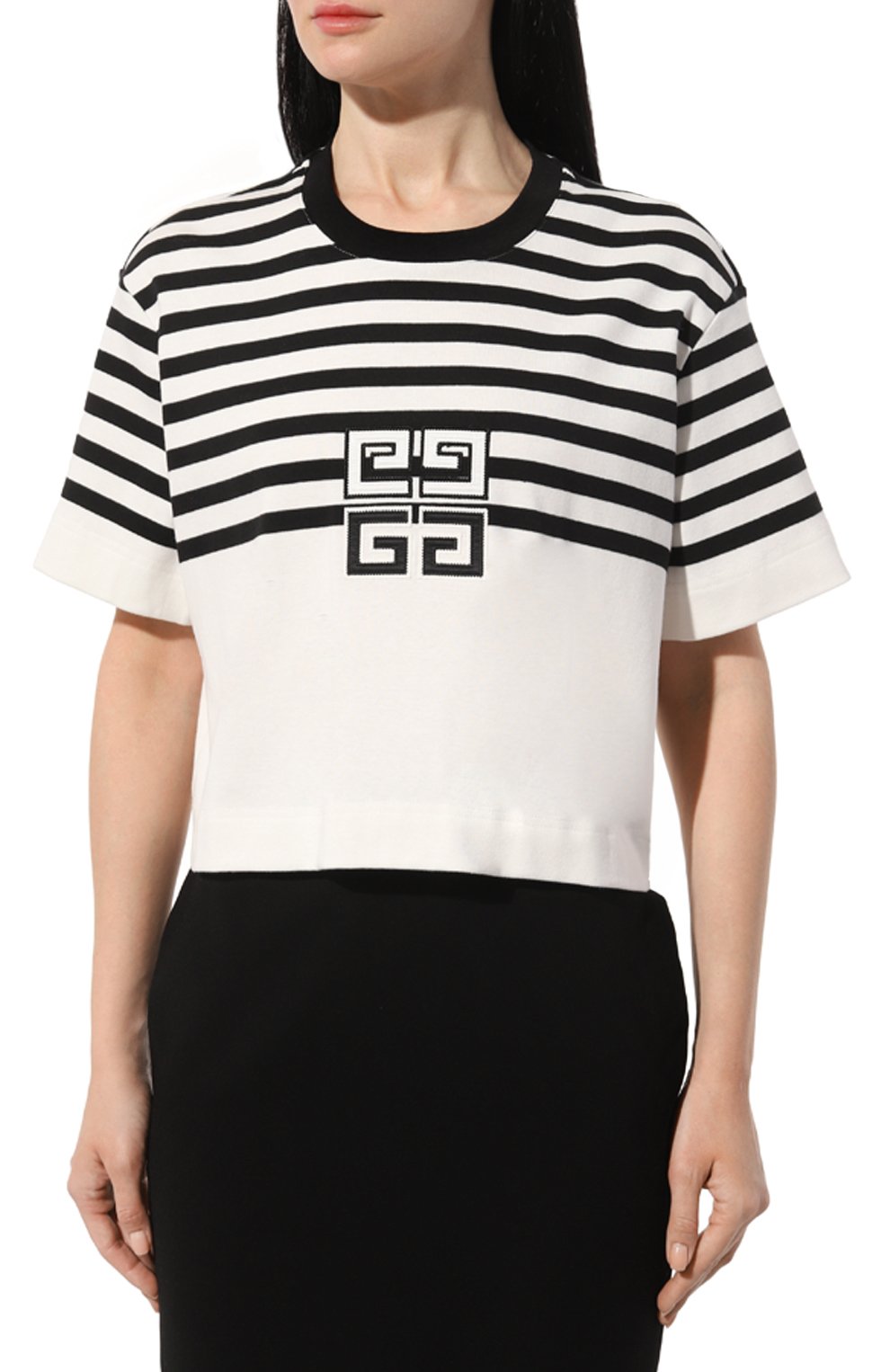 Хлопковая футболка GIVENCHY, арт. BW709X314X, фото 3