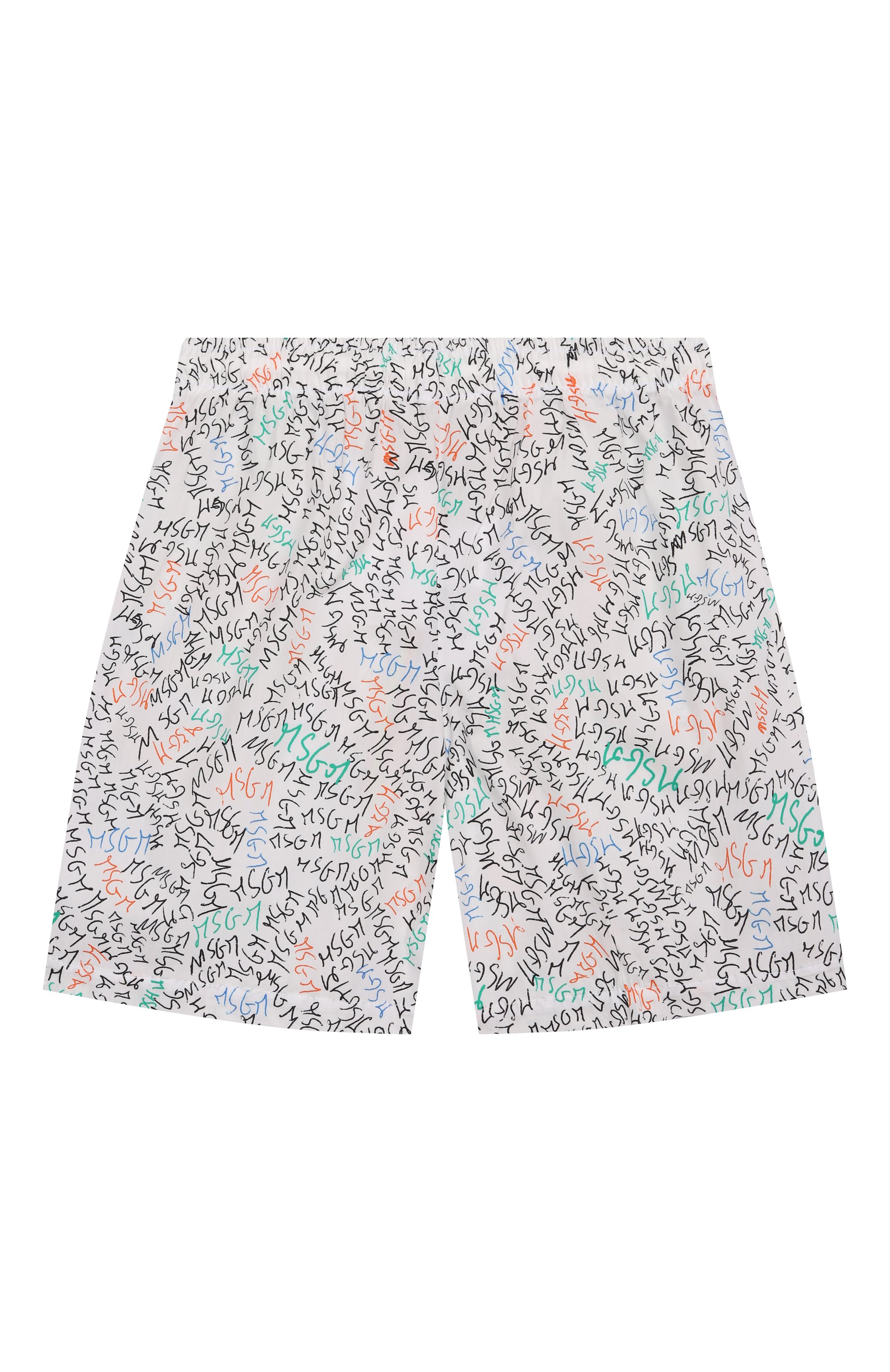 Хлопковые шорты MSGM KIDS, арт. S6MSJBBE234, фото 2