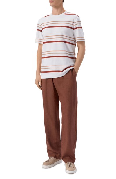 Мужская хлопковая футболка BOSS CAMEL, арт. 50560074